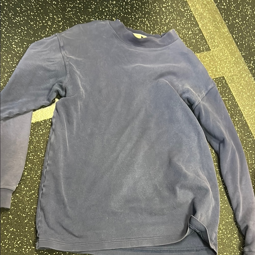 Men's Casual Long Sleeve Shirt in Slate Blue